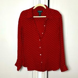 Vintage Ralph Lauren button up top